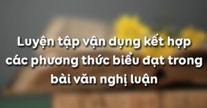 Soạn bài Luyện tập vận dụng kết hợp các phương thức biểu đạt trong bài văn nghị luận