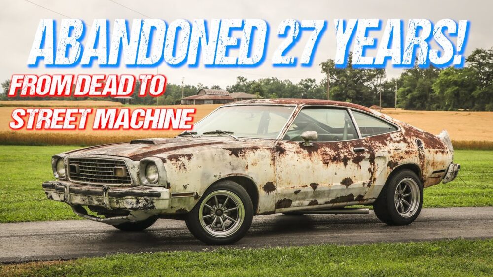 Abandoned Mustang cobra rescued After 27 Years From Dead to Street Machine